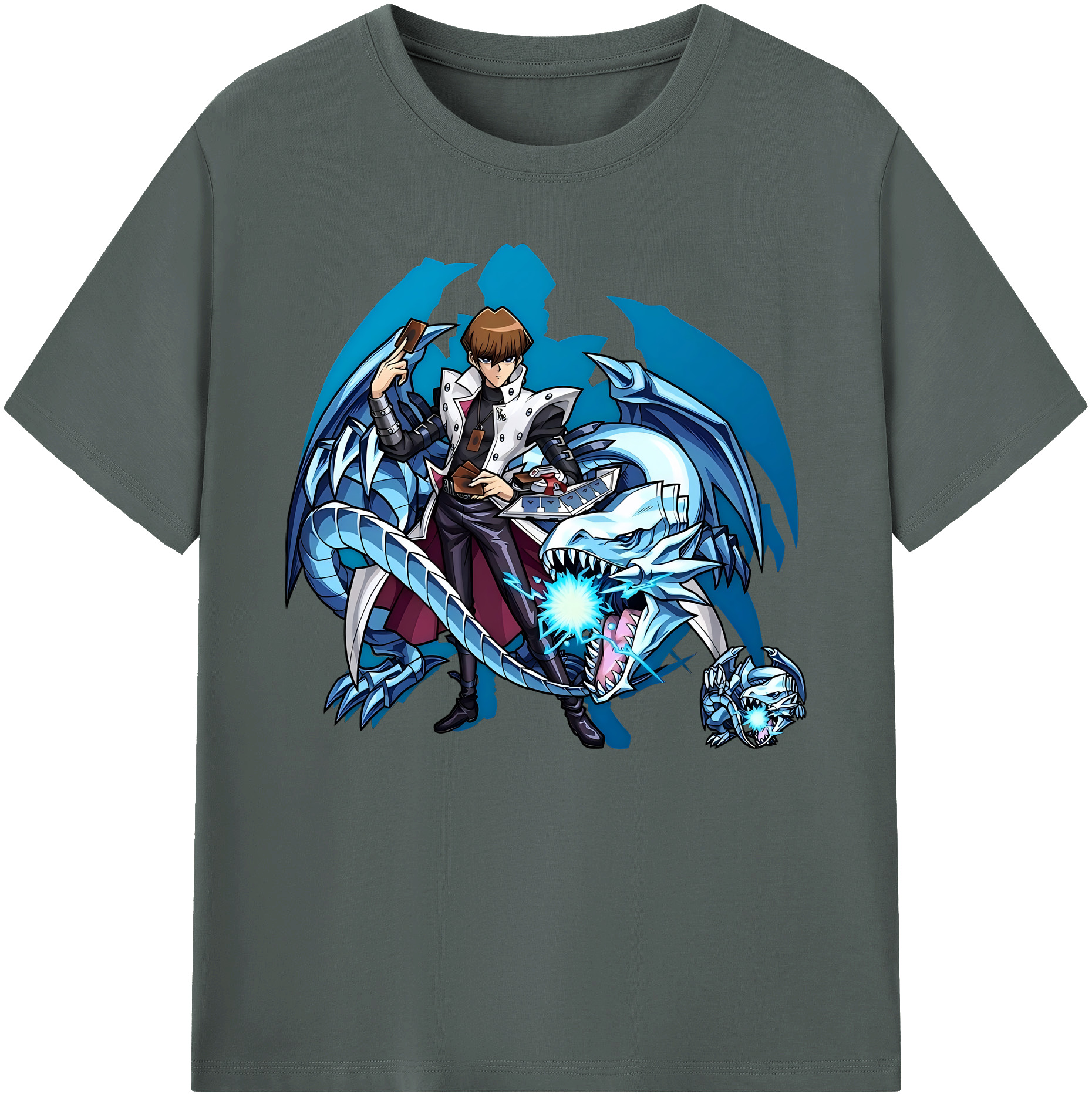 （画像用） 遊☆戯☆王 Yu-Gi-Oh! 綿100％ メンズ半袖Tシャツ｜肌触りやわらか＆通気性